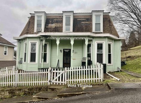 Under $75K Thursday - West Virginia Fixer Upper Second Empire $68K - Old Houses Under $50K The Breadwinner, Street Work, Built In Cabinets, Old House Dreams, Electric Power, The Hill, Power Plant, Fixer Upper, The Block