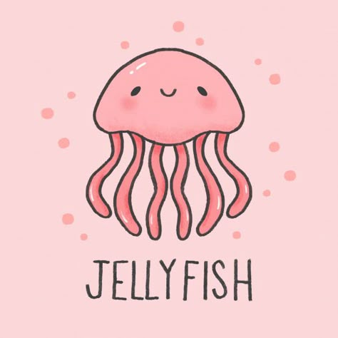 Cartoon Jellyfish, Jellyfish Illustration, Cute Jellyfish, Jellyfish Photography, Jellyfish Decorations, Jellyfish Painting, Jellyfish Drawing, Jellyfish Craft, Jellyfish Print