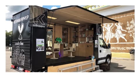 Mobile Hair Salon, Mobile Beauty Salon, Mobile Barber, Beauty Van, Barber Shop Interior, Hairdressing Chairs, Home Hair Salons, Mobile Spa, Mobile Beauty