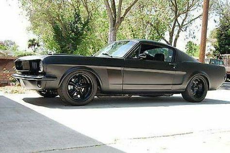 65 fastback Mustang...matte black 65 Mustang Fastback, Murdered Out, 65 Mustang, Mustang Car, 1965 Mustang, Ford Mustang Fastback, Classic Mustang, Custom Muscle Cars, Mustang Fastback