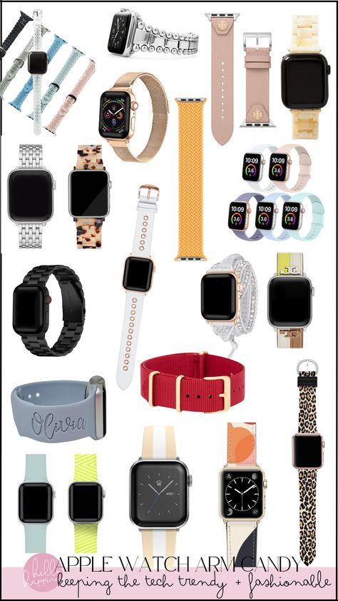 Women’s Apple Watch Bands, Best Apple Watch Bands, White Stripes Band, Apple Watches For Women, Apple Watch White, Black Apple Watch Band, White Apple Watch Band, Apple Watch Bands Women, Apple Watch Fashion