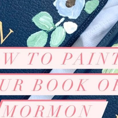 I’ve gotten a few questions about what I use to paint Book of Mormons — so here it all is! A few tips: 1. Use a lot of paint! 2. Keep it lo... Diy Painted Book Of Mormon, Paint On Book Of Mormon, Painting The Book Of Mormon, How To Paint Book Of Mormon Cover, Paint A Book Of Mormon, Painting Books Of Mormon, Hand Painted Book Of Mormon, Painted Book Of Mormon Cover Ideas Easy, Painting Book Of Mormon Cover Easy