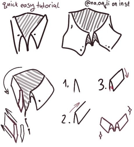 How To Draw Bow Tie, How To Draw People From Behind, How To Draw A Tie, Draw Clothes Tutorial, Hat Drawing Reference, Tie Drawing, Hat Drawing, Manga Drawing Tutorials, Creative Drawing Prompts