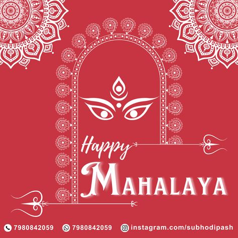 Happy Mahalaya | Subho Mahalaya | Image | Wishes | Photo Mahalaya Wishes, Happy Mahalaya, Shubho Mahalaya, Bengali Festival, Subho Mahalaya, Mount Kailash, Image Happy, Divine Goddess, Good Morning Cards