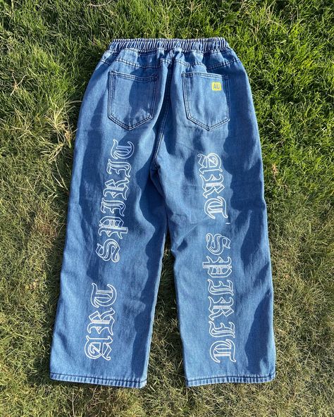 Sold❌ Custom jeans👖👖👖… 🔥🔥🔥. @amagon_uks #amagon_uks . . Screen printed graffiti/embroidery ~Plastisol opaque paints . Location: Machinga Complex, Block A-42 📞/WhatsApp me 💬: +255622455730 . . . . . #hypebeast #art #viral #explore #2024 #streetwear #star #lettergraffiti #diyproducts #foryou #highsnobiety #customjeans #pinterest #reworkedvintage #printedjeans #artspirit #y2k #streetwearbrand #outfitsociety #diy #fashionstyle #y2kfashion #popular #handmade #screenprinted #love #trending #viralpo... Graffiti Embroidery, 2024 Streetwear, Hypebeast Art, Custom Jeans, Print Jeans, Reworked Vintage, Printed Jeans, Y2k Fashion, Screen Print