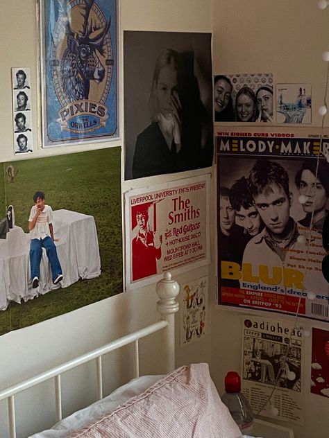 Band Poster Room Decor, Beatles Room, Poster Room Decor, University Of Liverpool, Band Poster, Poster Room, Room Makeover Inspiration, Bedroom Inspo, House Inspo