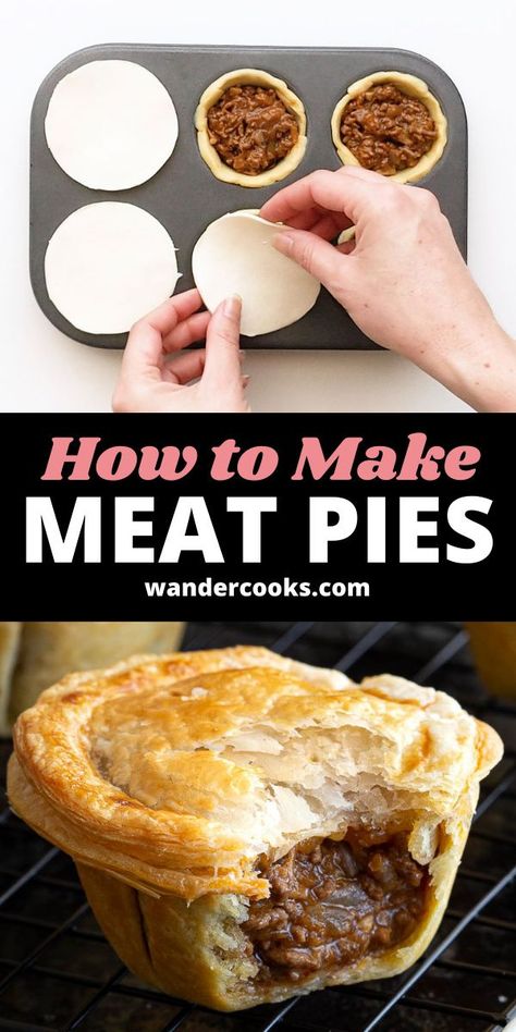 Australian Meat Pie, Meat Pie Recipe, Beef Pies, Hand Pie Recipes, Scottish Recipes, Meat Pies, Pies Maker, Savory Pastry, Mary Berry