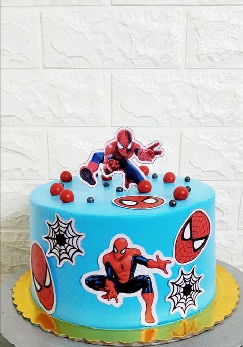 Spiderman Cake Designs For Kids, Cartoon Cake For Boys, Spiderman Cakes For Boys, Cake Designs For Kids Boys, Spiderman Cake Ideas Easy, Cake Designs Birthday Kids Boy, Spiderman Cake Birthday For Kids, Spiderman Cake Design, Orumcek Adam