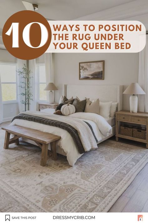 King size bed rug guide