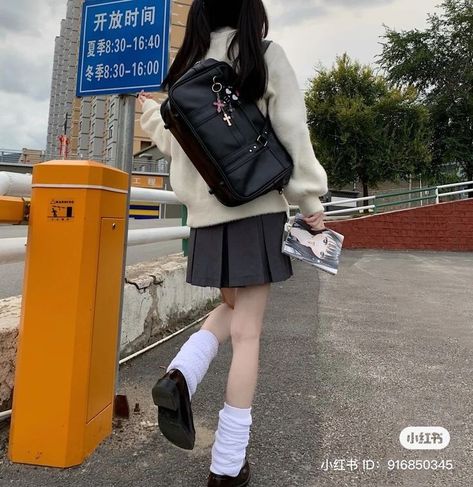 Japan School Uniform, Japanese School Bag, Pink Academia, Japanese Bag, Cute Little Tattoos, Academia Fashion, Dream School, Japan Aesthetic, Japanese School