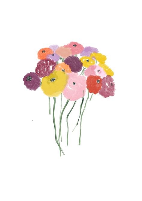 #ranunculus #flowers #art #kirakrylova Ranunculus Illustration, Book Drawings, Ranunculus Flowers, Paint Flowers, Book Drawing, Flowers Art, African Violets, Ranunculus, Lily Of The Valley