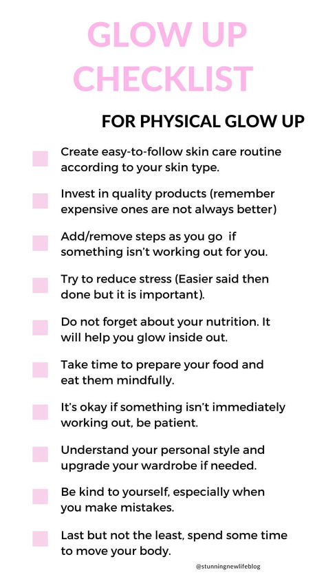 Glow Up Checklist- transform your life, self improvement, how to have a day glow, improvement self confidence, personality, new you, improve mental health, life changing habits, personal growth motivation, self care activities, mental glow up, physical glow up. Physically Glow Up, Physical Glow Up, Physical Glow Up Checklist, Glow Up Checklist, Passion Quotes, Growth Motivation, Personal Things, Life Changing Habits, Personal Growth Motivation