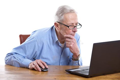 Senior man behind the computer. Senior man sitting behind his laptop computer , #sponsored, #man, #Senior, #computer, #laptop, #sitting #ad Sitting At Computer Drawing, Person Working On Laptop, Sitting At Computer Pose, Guy On Computer, Looking At Computer, Sitting At Computer Reference, Computer Pose Reference, Computer Drawing, Alzheimers Awareness