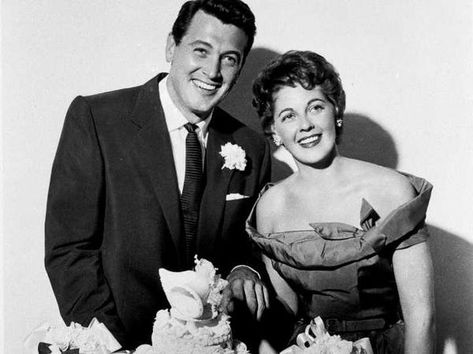 Rock Hudson's Gay Confession Recorded by Wife Rock Hudson Movies, Piper Laurie, Romantic Men, Donna Reed, Yvonne De Carlo, John Wesley, Rock Hudson, Private Eye, Old Hollywood Stars