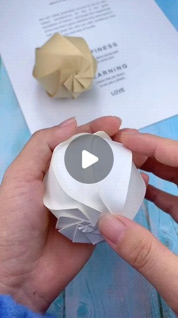 World of Beauty on Instagram: "An 8-petal sphere folded from a piece of paper 🌸
#petals #spheres #petalsphere #paperball #craftininstagram #creative #papercrafts #papersphere #trending #viralvideos #diypapercrafts #diypetals #diycrafts" Paper Sphere Diy, How To Make A Sphere Out Of Paper, How To Make Paper Ball, Sphere Origami, Ideas De Papel, Paper Sphere, Paper Folding Designs, Ballon Diy, Paper Petals