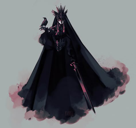 kukki @ shop reopening!✨ on Twitter: "My take on the Raven Queen for my dnd setting!… " Raven Queen Dnd, Dnd Setting, The Raven Queen, Raven Queen, 다크 판타지, Dnd Art, The Raven, Wow Art, Female Character Design