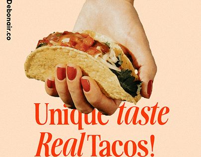 Taco Advertising, Taco Graphic Design, Taco Graphic, Design Advertising, Graphic Design Advertising, Tacos, Graphic Design, Design