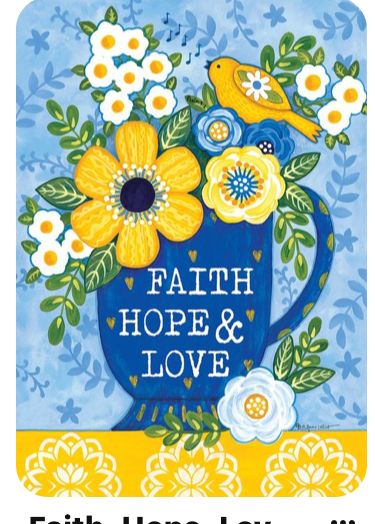 Summer Garden Flags, Faith Hope Love, Praise God, Hope Love, Floral Vintage, Bible Inspiration, Faith Hope, Summer Garden, Garden Flags