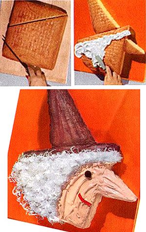 Recipe(tried): Hallo Witch Cake (Baker's Coconut Cut-Up Cake, 1950's) - Recipelink.com Vintage Halloween Cake, Witch Cake Ideas, Witch Cakes, Retro Witch, Witch Cake, Vintage Cakes, Halloween Food Treats, Vintage Baking, Cake Shapes