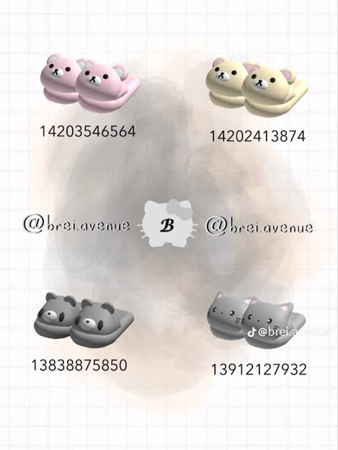 Shoe Roblox Code, Roblox Sandals Codes, Bloxburg Slippers Codes, Roblox Shoes Codes, Roblox Shoes, Flamingo Birthday Invitations, Zepeto Looks Ideas, Bloxburg Decals Codes Aesthetic, Mermaid Coloring Book