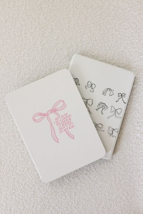 Kindle Girlie Bow Case Paperwhite … curated on LTK Kindle Paperwhite Aesthetic, Kindle Girlie, Aesthetic Kindle, Kindle Aesthetic, Phone Decorations, Kindle Cases, Kindle Paperwhite Case, Bookish Merch, Scrapbook Book