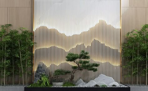 Compound Wall Design, Bedroom Ideas For Small Rooms Cozy, Hotel Floor Plan, Zen Garden Design, Japanese Interior Design, Showroom Interior Design, Japanese Interior, Interior Wall Design, Salou