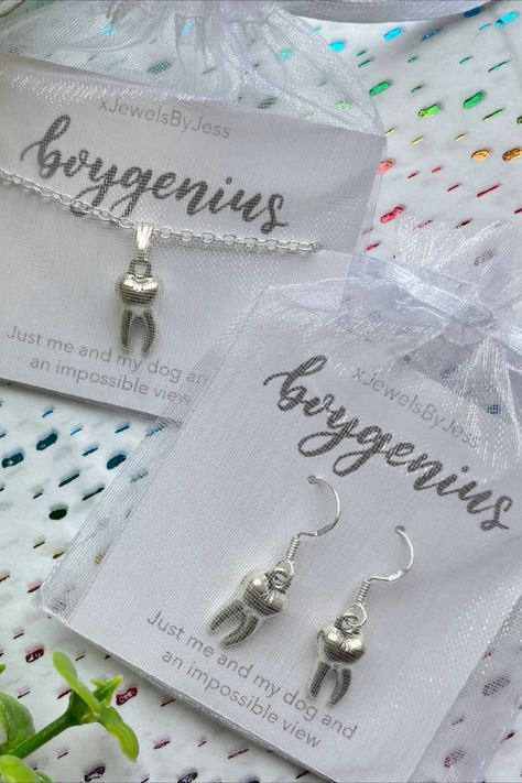 Boygenius Jewelry, Boygenius Necklace, Tooth Earrings, Me And My Dog, Fairy Core, Necklace Bracelet, Gift Packaging, Silver Charms, Random Things