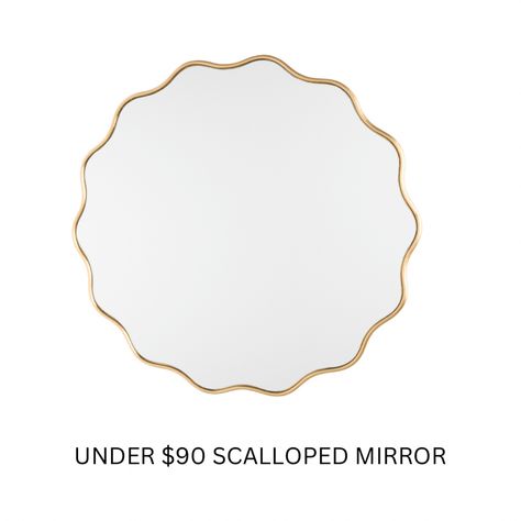 Shop 31.5in Round Scalloped Mirror and other curated products on LTK, the easiest way to shop everything from your favorite creators. Round Scalloped Mirror, Scalloped Mirror, Round Gold Mirror, Grand Millennial, Gold Mirror, Decorative Tray, Tray, Mirror, Gold