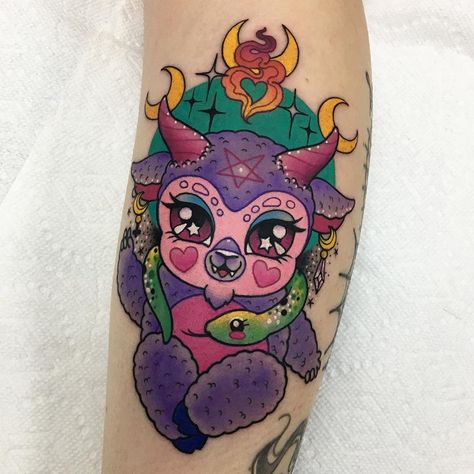 Cute Baphomet Tattoo, Baphomet Tattoo, Tattoos Inspo, Nice Meeting You, Baby Tattoos, Instagram Baby, So Nice, Body Art Tattoos, Skull Tattoo