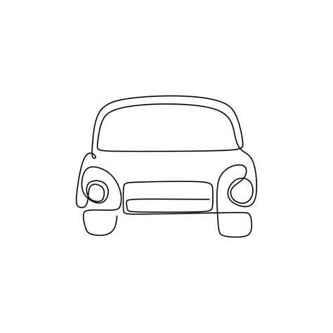 Classic Car Drawing, Drawing Classic, Wing Drawing, Back Drawing, Architecture Design Process, Drawing Png, Car Drawing, Single Line Drawing, Minimalist Drawing