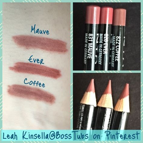 NYX Slim Lip Pencils. Dupe for Mac (L-R): Whirl, Soar & Spice. If ... Mac Lipliner, Makeup Ideas For Black Women, Very Fair Skin, Nyx Slim Lip Pencil, Lip Color Shades, Nyx Lip, Cool Skin Tone, Colors Shades, Makeup Guide