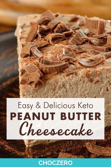 The BEST keto peanut butter cheesecake recipe! This low carb peanut butter cup cheesecake has a delicious almond crust, smooth peanut butter filling, + plenty of sugar free peanut butter cups mixed in. Better than any delivery dessert, this keto friendly cheesecake will blow your mind with its heavy peanut butter and chocolate notes. Keto Peanut Butter Cheesecake Bars, Low Carb Peanut Butter Cheesecake, Low Carb Peanut Butter Cups, Easy Potluck Appetizers Party Snacks, Sugar Free Peanut Butter Desserts, Keto Friendly Cheesecake, Keto Peanut Butter Cheesecake, Pb Cheesecake, Gluten Free Snack Bars