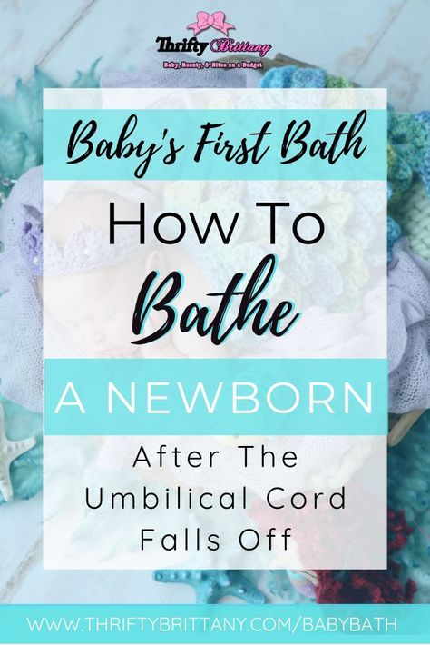 Aug 11, 2019 - Step by step instructions on how to bathe your newborn after their umbilical cords falls off, along witth baby bath essentials and tips. Baby Bath Essentials, Bathing Tips, Baby Bath Products, Bathing Essentials, Baby Tips For New Moms, Newborn Bath, Newborn Baby Care, Newborn Baby Tips, Baby On A Budget