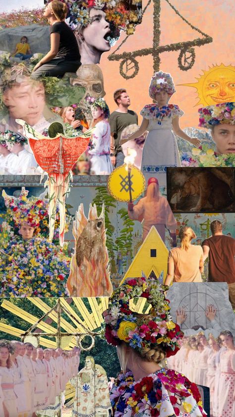 #midsommar#florencepugh#movie#aesthetic Midsommar Movie Aesthetic, Mid Sommar Aesthetic, Midsommar Photoshoot, A24 Party, Midsommar Aesthetic, Flower Shoot, Queen Energy, Oddities Decor, Aesthetic Movie