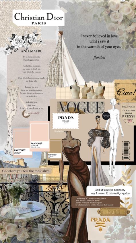 #fashion Fashion Designer Collage, Fashion Design Inspo Mood Boards, Fashion Design Vision Board, Fashion Inspo Board, Fashion Board Layout, Fashion Designer Mood Board, Fashion Moodboard Layout, Client Board Fashion Design, Fashion Portfolio Cover Page