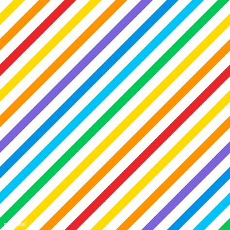 Seamless colorful diagonal stripes pattern vector | free image by rawpixel.com / manotang Rainbow Stripes Wallpaper, Diagonal Stripes Pattern, Rainbow Paper, Pattern Pictures, Pattern Images, Striped Wallpaper, Diagonal Stripes, Zig Zag Pattern, Pattern Vector