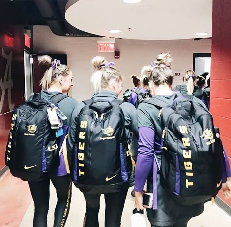 Gymnastics Competition Aesthetic, Gymnast Aesthetic, Gymnastics Vibes, Gymnastics Friends, Gymnastics Meet Hair, Gymnastics Aesthetic, Lsu Gymnastics, Gymnastics Wallpaper, College Gymnastics