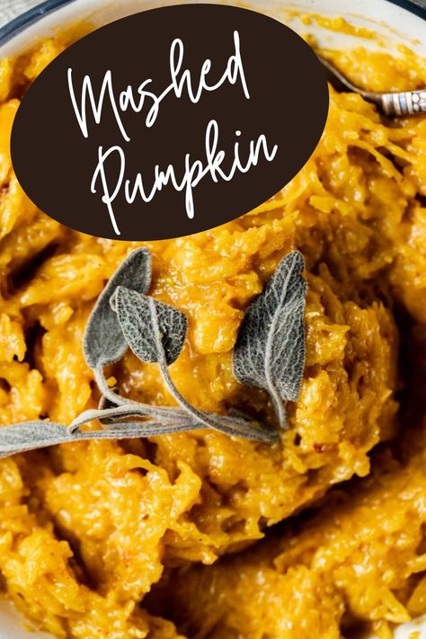 Mashed Pumpkin Recipes, Mashed Pumpkin, Pumpkin Milk, Pumpkin Mash, Southern Potato Salad, Savory Pumpkin, Savory Pumpkin Recipes, Mouthwatering Food, Holiday Side Dish