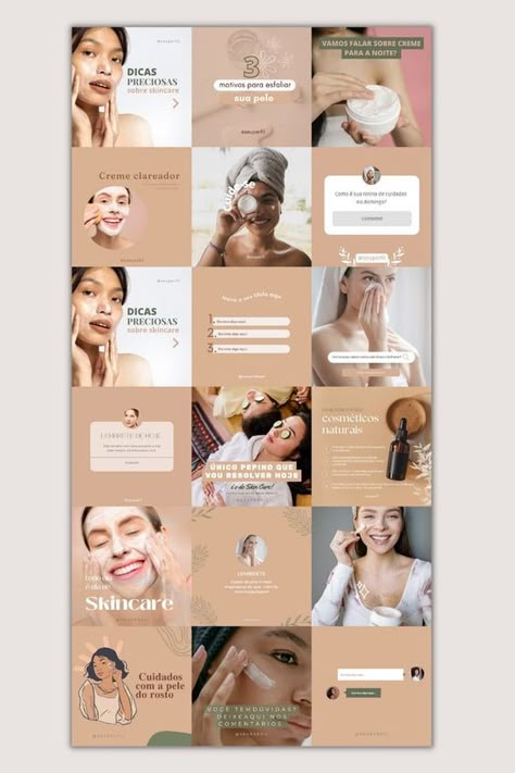 Click the link #beauty #IGtemplates #Instagramposts #affiliate #beautymaster Beauty Instagram Template, Clinic Instagram Feed, Beauty Salon Instagram Feed, Spa Instagram Feed, Salon Instagram Feed, Beauty Instagram Feed, Skincare Instagram Feed, Instagram Photoshop, Facial Routine Skincare