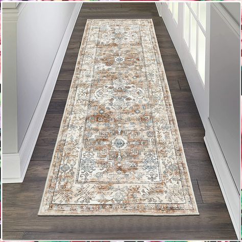 Pauwer Hallway Runner Rug 2'x6', Boho Washable Runner Rugs with Rubber Backing, Oriental Non Slip Carpet Runner for Hallways, Farmhouse Persian Rug Runners for Kitchen Laundry Room Entryway Bathroom Bathroom Cream, Farmhouse Bedroom Set, Runner For Hallway, Kitchen Runner Rugs, Entryway Laundry Room, Long Hallway Runner, Laundry Room Entryway, Entryway Laundry, Boho Runner Rug