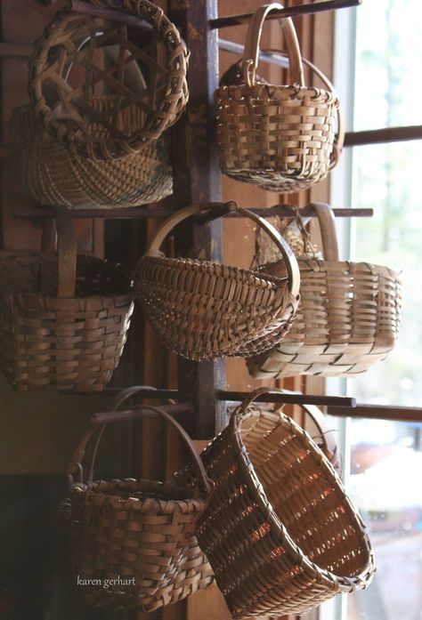 Kitchen Basket, Basket Collection Display Ideas, Basket Collection, Basket Collection Display, Basket Decoration Ideas, How To Display Baskets, Basket Display, Basket Display Ideas, Decorating With Baskets