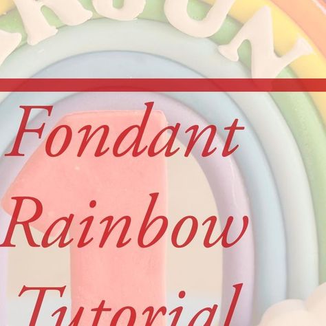 Ankita Dutta | CAKE ARTIST on Instagram: "Fondant Rainbow Tutorial 🌈 I really enjoy making fondant figures and decorations. Rainbow is one of the easiest things to make if you are a beginner 😊 Fondant can be tricky, so here I am sharing some pointers that will help you get a perfect rainbow. - Always add tylose powder to fondant to dry it out faster. This ensures the inside of the fondant dries as well. - After adding tylose powder make sure to grease your hands with some shortening. This How To Colour Fondant, How To Make Fondant Rainbow Topper, Unicorn Fondant Topper Tutorial, Fondant Rainbow Cake Topper, Fondant Unicorn Horn Tutorial, Fondant Rainbow, Making Fondant, Cake Artist, Cake Topper Tutorial