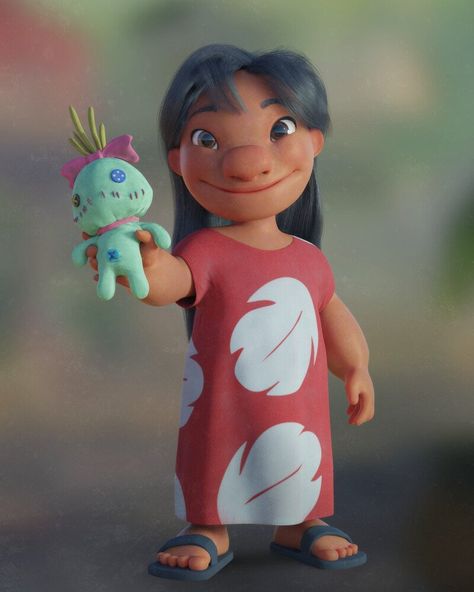 ArtStation - Lilo, From Lilo and Stitch, Eric de Menezes Lilo From Lilo And Stitch, Stitch Character, Lilo Y Stitch, Substance Painter, Iconic Characters, Lilo And Stitch, Zbrush, The Movie, Painter