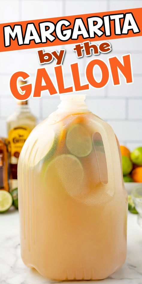 Margarita By The Gallon, Gallon Margarita Recipe, Classic Tequila Cocktails, Boat Snacks, Booze Drink, Tequila Cocktail, Cocktail Drinks Alcoholic, Mixed Drinks Alcohol, Yummy Alcoholic Drinks