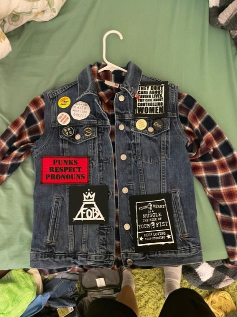 Battle Jacket, Patches Jacket, Thrash Metal, Punk Rock