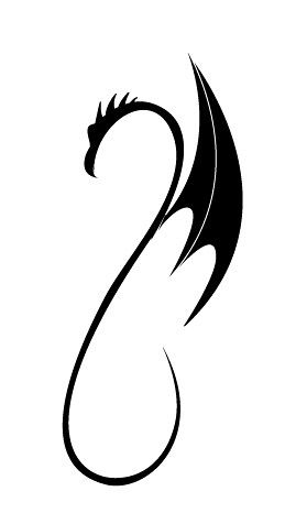 Simple tribal dragon | Dragon tattoo designs | Flickr Dragon Tattoo Simple, Dragon Tattoo Arm, Bodysuit Tattoos, Vintage Tattoos, Dragons Tattoo, Small Dragon Tattoos, Tattoo Diy, Tattoo Dragon, Dragon Tattoo For Women