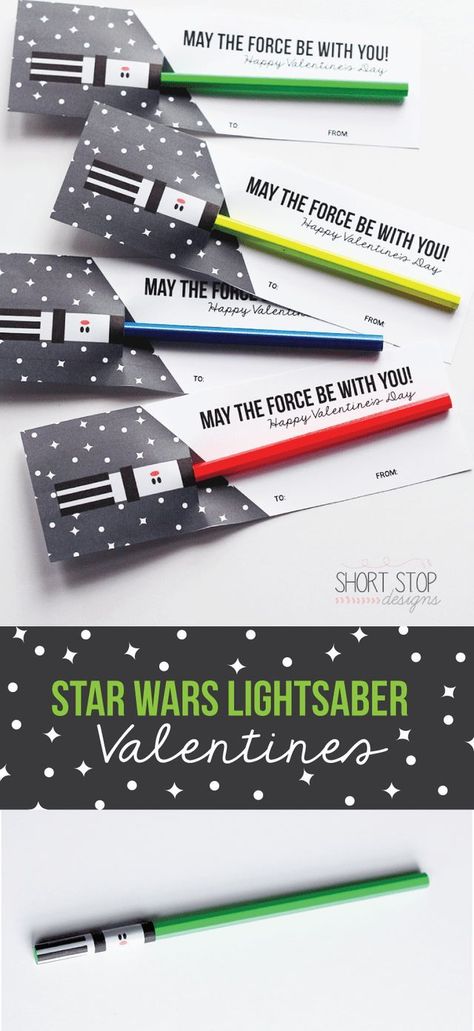 Star Wars Lightsaber Valentines Starwars Valentines Cards, Glow Stick Valentine, Star Wars Printables, Star Wars Classroom, Star Wars Lightsaber, Star Wars Valentines, Star Wars Quotes, Star Wars Diy, Star Wars Books