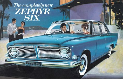 1962 Ford Zephyr Six (Aus) C1 | Michael | Flickr Ford Zephyr, Modern Postcard, Van Car, Ford Classic Cars, Nice Cars, Car Advertising, Car Illustration, Us Cars, Automotive Art