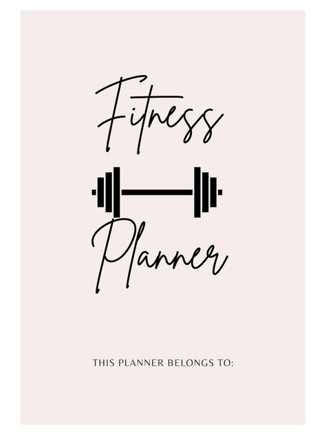 Blank Exercise, Fitness Calendar, Planners For Men, Weight Log, Day Planner Template, Fitness Planner Free, Step Tracker, 12 Birthday, Fitness Planner Printable