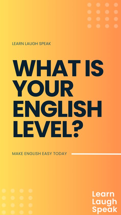 Are you curious about your current English level? Do you want to make sure you’re learning correctly and productively? With Learn Laugh Speak’s free level assessment, you can quickly and easily determine your English level from A1 to C2. Knowing your level can help you make the most of your English language learning journey. C2 Level English, Basic English Grammar Book, Language Levels, English Grammar Book, Basic English, Grammar Book, Learning Journey, English Tips, English Learning